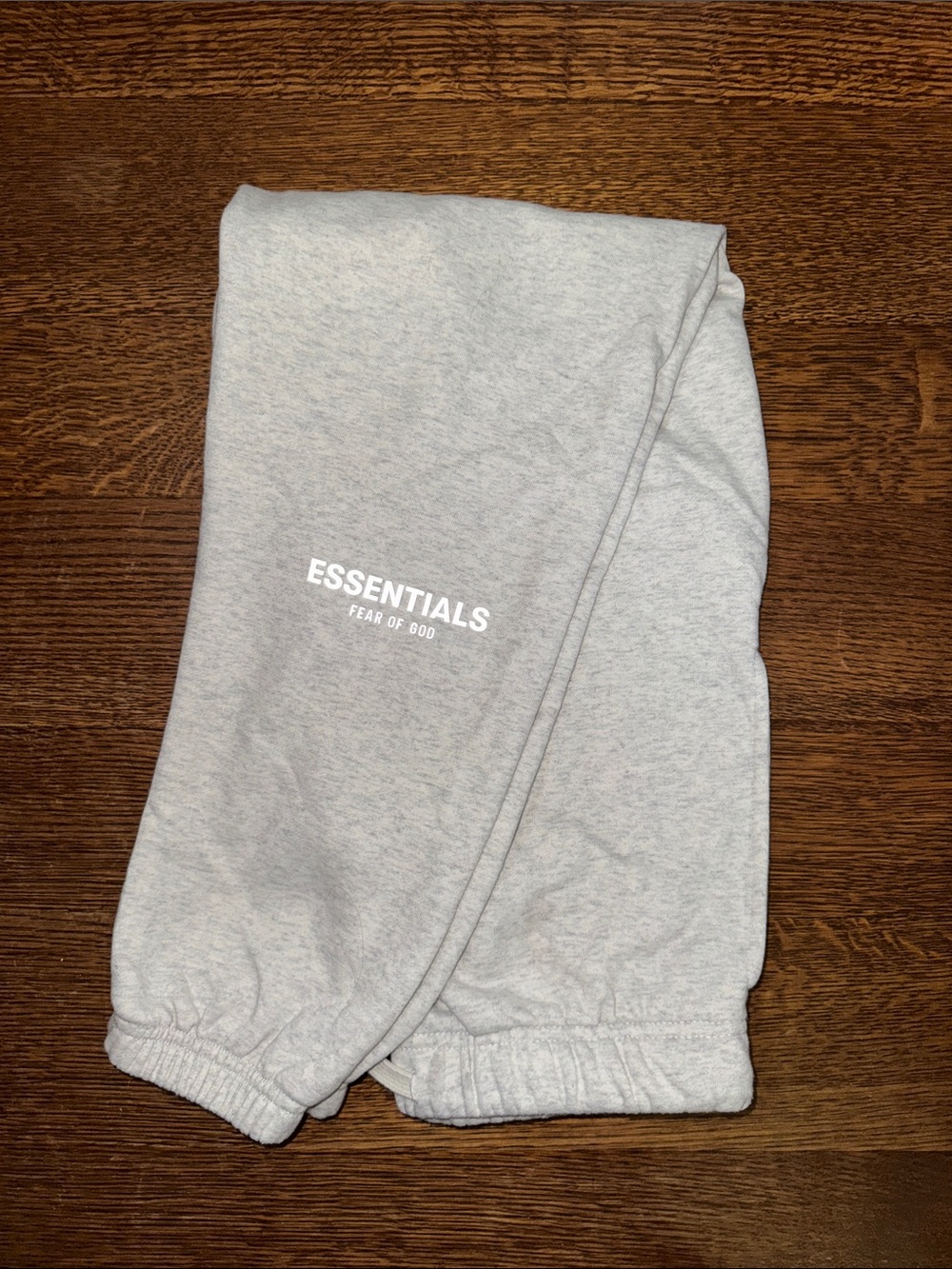Essentials Men’s Light Heather Gray Drawstring Sweatpants